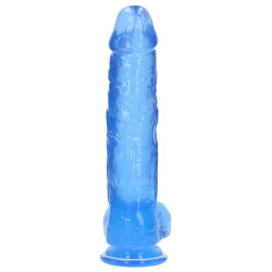 Real Rock Crystal Gode Crystal Clear 21 x 5.5cm Bleu